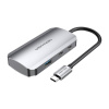 Dokovacia stanica USB-C na USB-C, 3x USB3.0, PD 0,15 m Vention TNDHB sivá