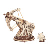ROKR Drevené mechanické 3D puzzle Obliehací stroj balista 142 ks