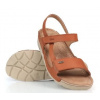 Batz Miri Cognac č.39 anatomické dámske kožené sandále v karamelovo hnedej farbe
