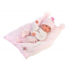 Llorens 63556 NEW BORN DIEVČATKO - realistická bábika bábätko s celovinylovým telom - 35 cm