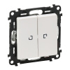LEGRAND Vypínač VALENA LIFE 752128 č.5 bílá podsvětlený