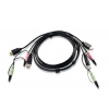 ATEN 2L-7D02UH KVM kábel Čierna 1,8 m (2L-7D02UH)