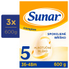 3x SUNAR Complex 5 Mlieko dojčenské 600 g