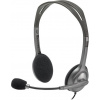 Logitech Headset Stereo H110/ drátová sluchátka + mikrofon/ 3,5 mm jack/ šedá