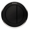 Geberit 116.055.KM.1 SIGMA 10 Oddialené ovládanie, Plast, Čierna/Chróm Lesklý GEB 116.055.KM.1