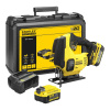 AKU priamočiara píla FatMAX V20 STANLEY SFMCS600M2K-QW, 2x4,0Ah