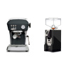 Ascaso Dream ONE, Anthracite + Eureka Mignon Perfetto, CR black