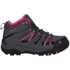 Gelert Horizon Waterproof Walking Boots Childrens Charcoal/Pink C12 (30.5)