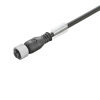 Weidmüller SAIP-M12BG-4-5.0U upravený zástrčkový konektor pre senzory - aktory, 1108740500, piny: 4, 5.00 m, 1 ks; 1108740500