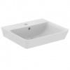Ideal Standard Connect Air Umývadlo Cube, 50x46x16 cm, s prepadom, otvor na batériu, biela E030101