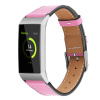 BStrap Leather Italy Small remienok na Fitbit Charge 3 / 4, pink SFI006C04