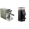 Stone Espresso Mine Green + Rancilio STILE, black