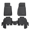 Gumové koberčeky Jeep Wrangler 2007-2018 (4 dveře) - Novline 28 mm okraj černá - 24.06.210