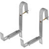 Balkónový držiak na kvetináče súprava 2 ks pozinkovaný v ohni 220 mm