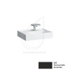 LAUFEN KARTELL Umývadlo s odkladacou plochou vľavo 60 x 46 cm čierna lesklá H8103350201581