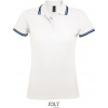 SOL's Collection SOL'S | Pasadena Women Dámske piqué polo_25.0578 Farba: white/navy, Veľkosť: M