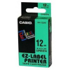 páska CASIO XR-18GN1 Black On Green Tape EZ Label Printer (18mm)