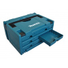 MAKITA MAKSTOR 3.6 P-84333 Prepravný kufor so 6 zásuvkami rozmery 395 x 295 x 210 mm - Systainer Typ 3 - z plastu