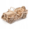 Puzzle 3D model drevené terénne vozidlo Little Story vojenské Jeep