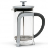Leopold Vienna French press kávovar MOSHI 600 ml, šedá, sklo