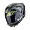 Moto přilba SCORPION EXO-391 CLUTTER černo/fluo žlutá S