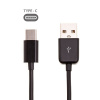 AppleMix Synchronizačný a nabíjací kábel USB-C - špirálový čierny - 1 m