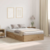 zahrada-XL Rám postele s úložným priestorom z dubu 120x190 cm 3335428