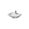 DURAVIT Starck 3 umývadlo na dosku s otvorom, s prepadom, 490 mm x 365 mm, 0302490000