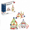 Magnetická stavebnica 66ks - Solid Color Magnetic Sticks