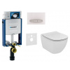 Geberit SET Kombifix 110.302.00.5 +WCzávesné Id.Stand.TESI Aquabl.+sedSC+Sigma50 Biele 110.302.00.5 NU8