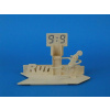 Woodcraft Drevené 3D puzzle stojan na perá Beh S020