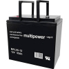 multipower MPL55-12I 146665 olovený akumulátor 12 V 55 Ah olovený so skleneným rúnom (š x v x h) 226 x 214 x 135 mm skrutkované M6 bezúdržbová, nebadateľné; 146665