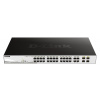 D-Link DGS-1210-28MP L2/L3 Smart+ PoE switch, 24x GbE PoE+, 4x RJ45/SF