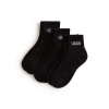 Ponožky VANS CLASSIC HALF CREW SOCKS BLACK Veľkosť: 43-46