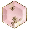 Taniere - ARECALES - svetlo ružové, priemer 23 cm, bal. 6 ks, papier