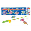 Teddies Hra ryby/rybár magnetické 4ks+prút