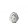 Porcelánová váza Flame 15 cm White - MORSØ (Porcelánová váza Morso Flame White, 15 cm, bílá- MORSØ)
