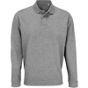 SOL´S HERITAGE / Pánska mikina s gombíkmi - grey melange M