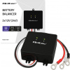 Qoltec 24V napäťový vyrovnávač pre 2 x 12V | 5A | LiFePO4 AGM gélové batérie autonómne napájanie, LED indikácia