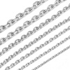 Retiazka z chirurgickej ocele Clasic- 1.5 mm -7 mm Strieborná - 18,5 cm / ø 6 mm