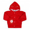 NEW BABY Semišková mikinka s kapucnou 68 (4-6m)