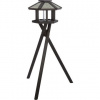Trixie Natura Venkovní krmítko se stříškou a silem na trojnožce 1,40 m 50 x 34 cm borové dřevo černá