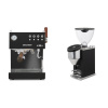 Ascaso Steel DUO PID PLUS, Black&Wood + Rocket Espresso FAUSTINO 3.1, black