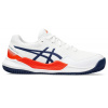 Asics Gel-Resolution 9 GS Clay - white/blue expanse - Biely