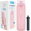 Filtračná fľaša Wessper ActiveMax Clarti Glass 0,68 l ružová