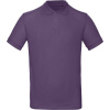 B&C | Inspire Polo /men, Pánske piqué polo z bio bavlny, fialová radiant, 3XL