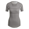 adidas Terrex Drynamo Short Sleeve dámske tričko Grefiv/ White 10 (S)