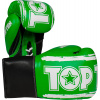 TOP TEN Boxing gloves “RoundUP” Farba: Green - White, Váha rukavíc: 16 oz