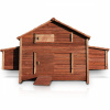 Drevený kurník a husník MOSKVA, 1880x1130x870 mm