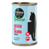 Výhodné balenie Cosma Nature 24 x 140 g - kuracie a losos